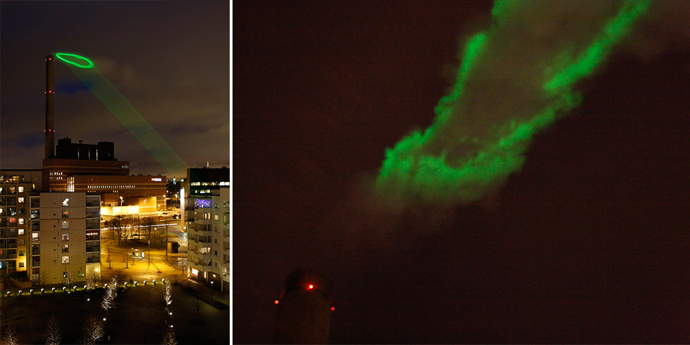 Nuage Vert (Green Cloud) : HeHe (Helen Evans & Heiko Hansen).