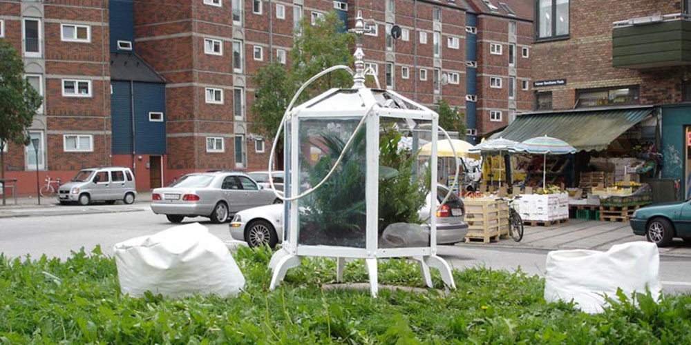 Hartmut Stockter, Oxygen Greenhouse, 2006. Hot Summer of Urban Farming, Copenhagen, Denmark. Image courtesy of the artist.